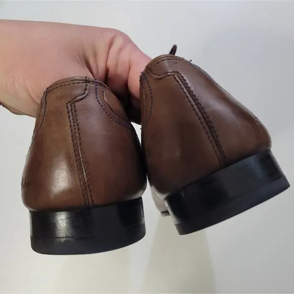 Ted Baker Men's Umbber Toe Cap Oxford Shoes Brown size 10