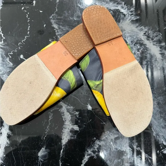 The CUTEST lemon slides by JAMES 🍋🍋 worn only a few times! EXCELLENT SHAPE!!