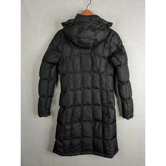 The North Face Women's Metropolis Down Puffer Jacket Parka Black XS