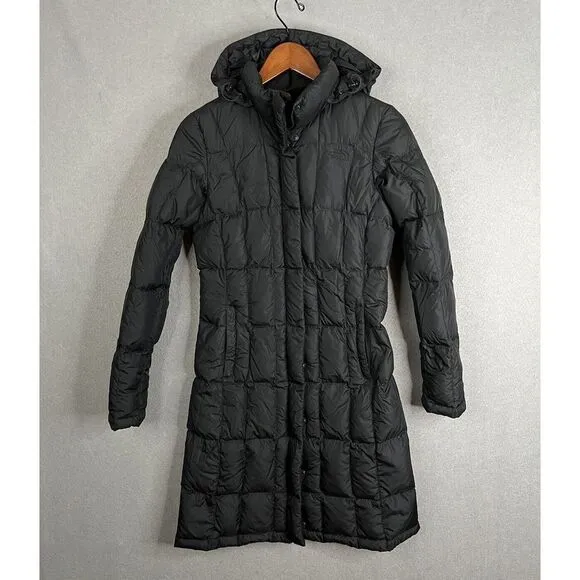 The North Face Women's Metropolis Down Puffer Jacket Parka Black XS