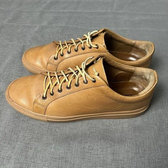 Thursday Boot Co Everyday Cognac Leather Low Top Men Sneakers/Shoes Size 14