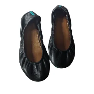 TIEKS leather ballet flat shoes Women's Size 7 in Black