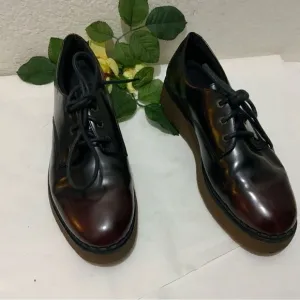 Timberland Blue Bell Lane Derby A23MS Madder Brown Leather Lace Up Shoes 8.5 W