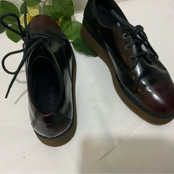 Timberland Blue Bell Lane Derby A23MS Madder Brown Leather Lace Up Shoes 8.5 W
