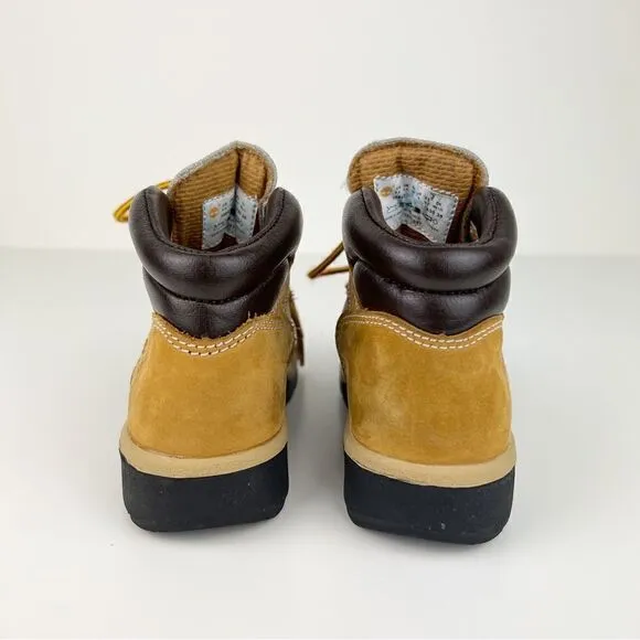 Timberland Field Boots Wheat Nubuck Lace Up Boots Toddler 9