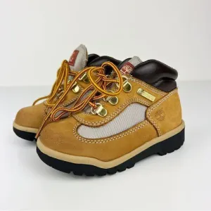 Timberland Field Boots Wheat Nubuck Lace Up Boots Toddler 9