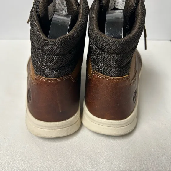 Timberland Graydon Brown Leather‎ Boots Shoes Mens Size 9