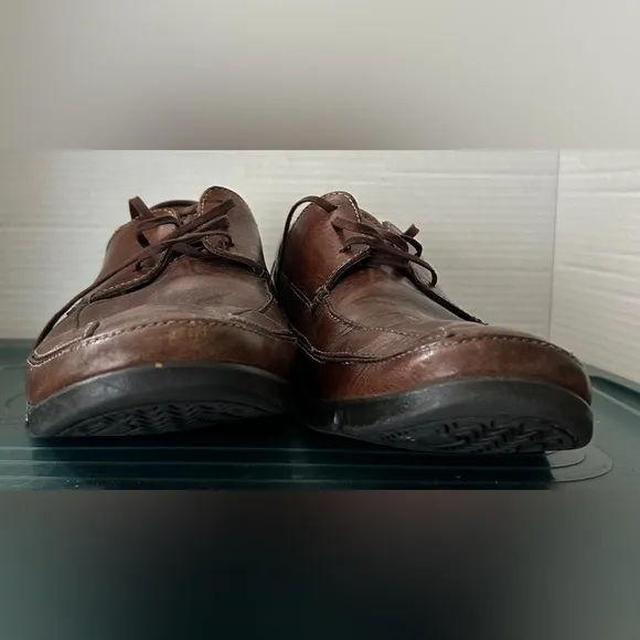 Timberland Men's Brown Leather Shoes Size 10 EUC