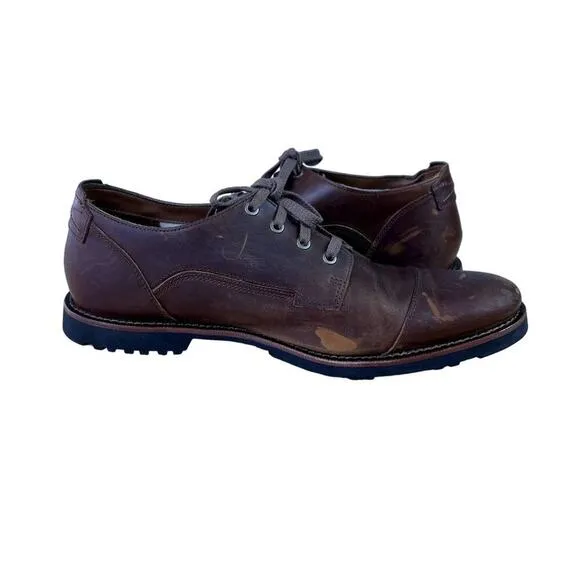 Timberland Shoes Oxford Mens 9.5 US Brown Kendrick Leather Lace Up A1NDI A3119