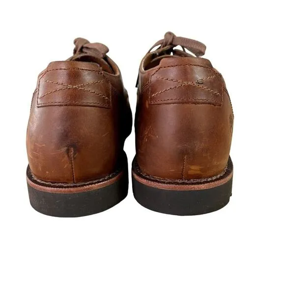 Timberland Shoes Oxford Mens 9.5 US Brown Kendrick Leather Lace Up A1NDI A3119