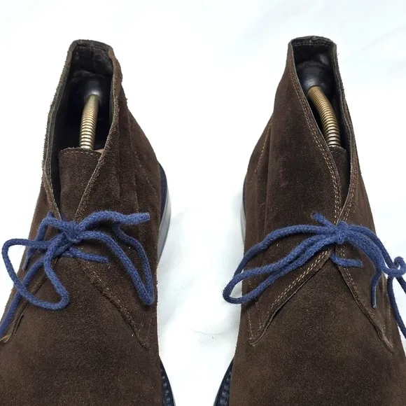 To Boot New York Men's 11 Brown Leather Suede Boots Elegant Chukka 3x's In Vguc