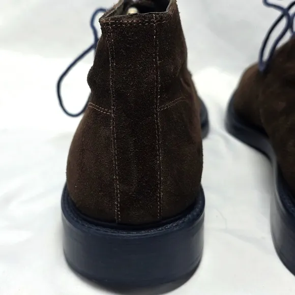 To Boot New York Men's 11 Brown Leather Suede Boots Elegant Chukka 3x's In Vguc
