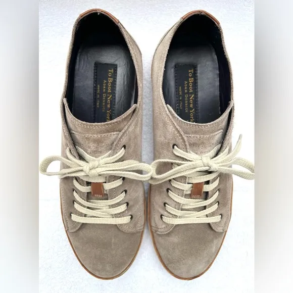 To Boot New York Men's Geoffrey Fashion Sneaker -Softy/Tabs Flint/Brown 2 - 11.5
