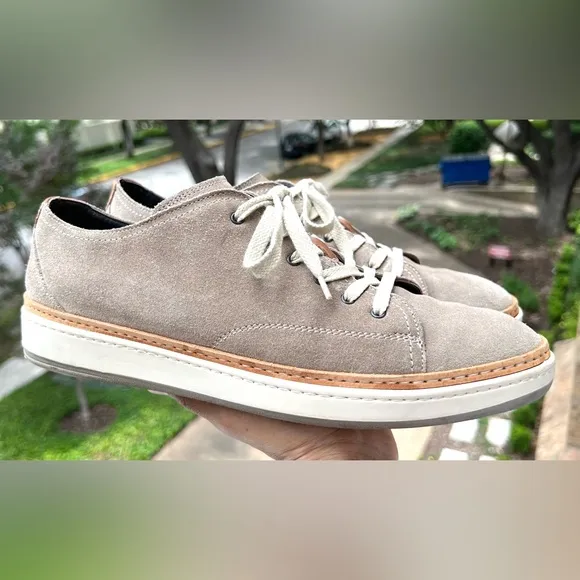To Boot New York Men's Geoffrey Fashion Sneaker -Softy/Tabs Flint/Brown 2 - 11.5