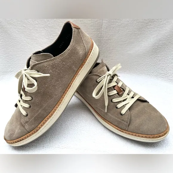 To Boot New York Men's Geoffrey Fashion Sneaker -Softy/Tabs Flint/Brown 2 - 11.5