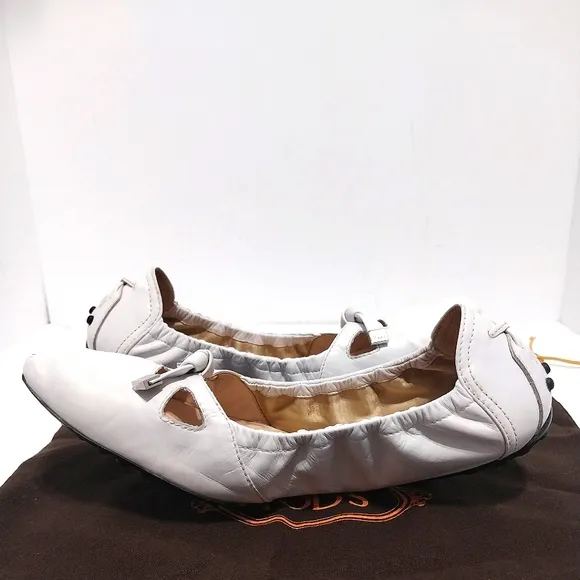 Tod's Degas W. Ballerina Tassel Shoes, Size 8