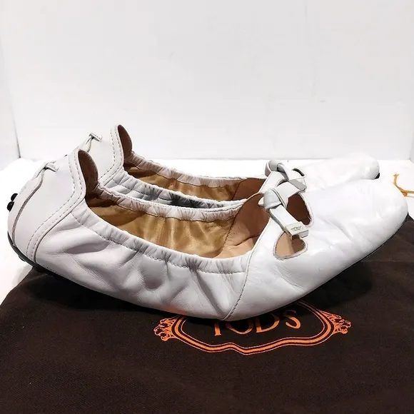 Tod's Degas W. Ballerina Tassel Shoes, Size 8