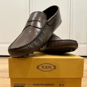 Tod's Men's Calfskin Leather Gommino Driving Shoes