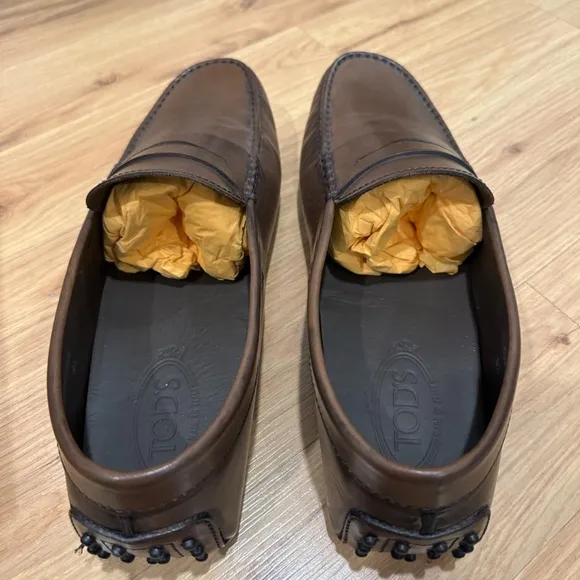 Tod's Men's Calfskin Leather Gommino Driving Shoes