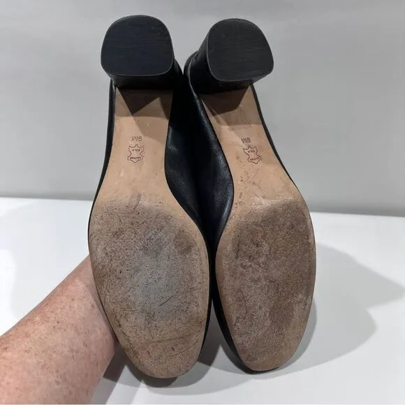 Tory Burch Caterina Pump Black Leather Size 9 M