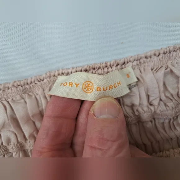 Tory Burch CORDED Silk SKIRT Iced Pink Size 8