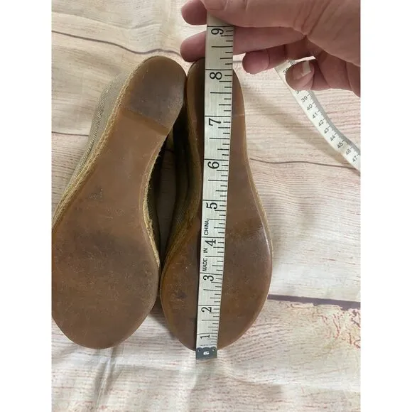Tory Burch Women's Majorca Open Toe Metallic Wedge Shoes - 37