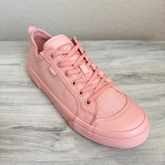 UGG ARIES SUNSET LACE-UP CANVAS FASHION SNEAKERS SHOES SIZE US 9 WOMEN
