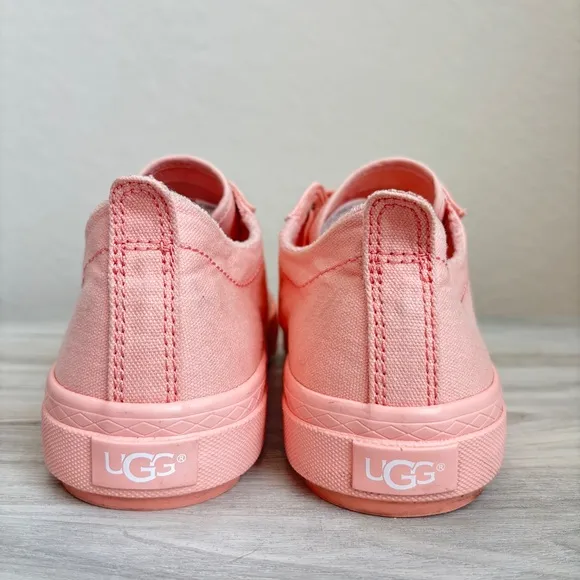 UGG ARIES SUNSET LACE-UP CANVAS FASHION SNEAKERS SHOES SIZE US 9 WOMEN