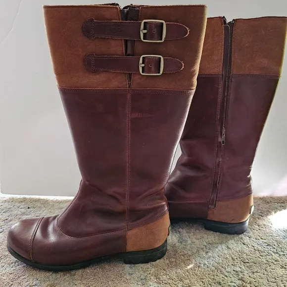 UGG‎ Australia Barolo Leather Boot Size 8