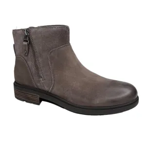 UGG Harrison Zip Booties Thunder Cloud Leather Size 11