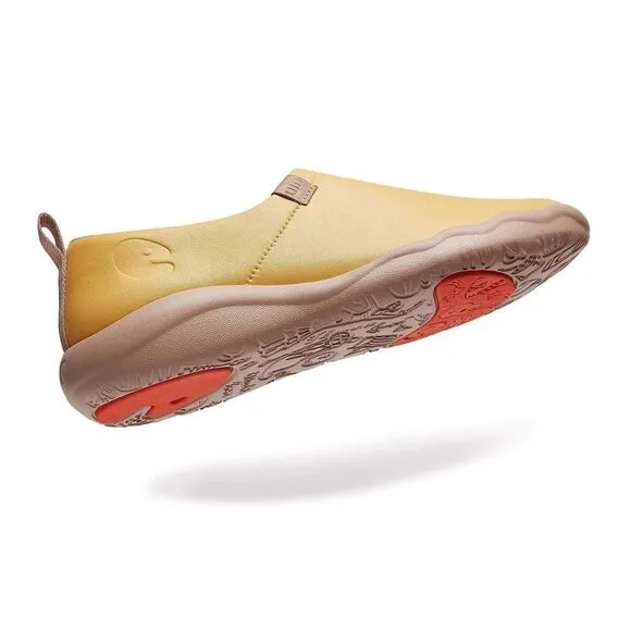 UIN Women's Walking Shoes Microfiber Comfort Loafers (Toledo II- Honey Orange)