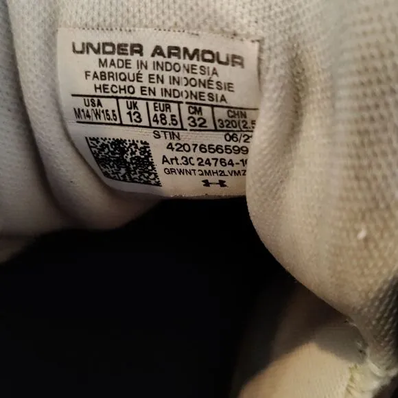 Under Armour 3Z5 Curry shoes size 13