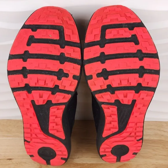 Under Armour Charged Bandit Trail Running Shoes Mens Size 11 Black Red Gore Tex