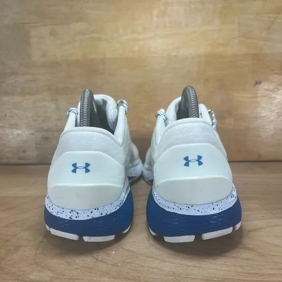 Under Armour Charged Escape 3 Mens Size 8 Running Shoes Blue White 3023878-103