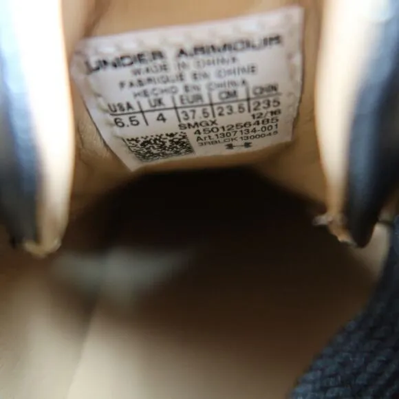 Under Armour Shoes Womens 6.5 Sneaker Fashion Lifestyle Comfort Leather Platform
