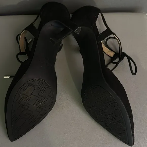 Unisa Black Suede Shoes. Pre owned