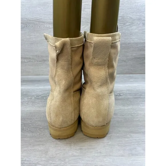 US Army McRae Footwear 8430-01-516-1685 Men's 10.5W Beige Military Combat Boot
