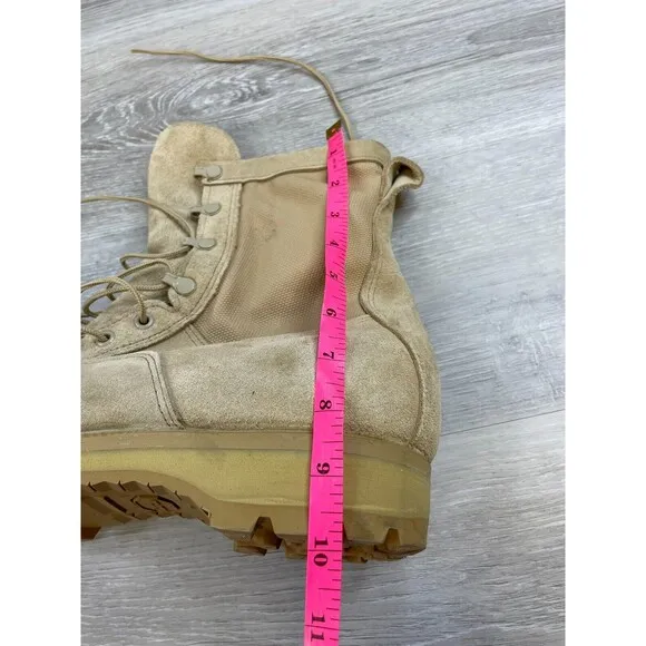 US Army McRae Footwear 8430-01-516-1685 Men's 10.5W Beige Military Combat Boot