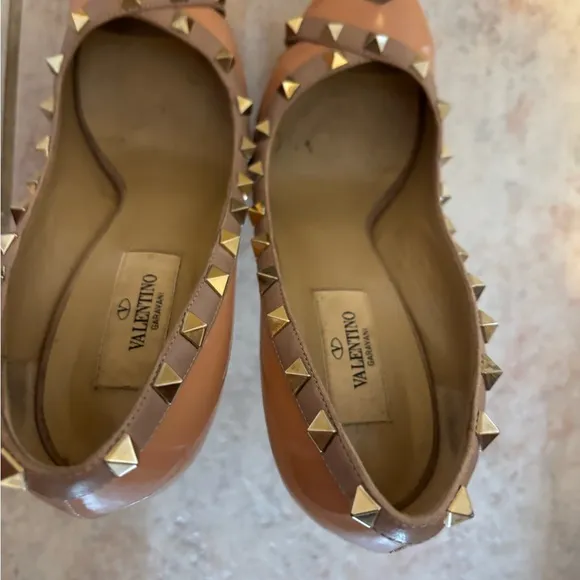 Valentino platform pumps heels babydoll dress open toe sandals stud spike shoes