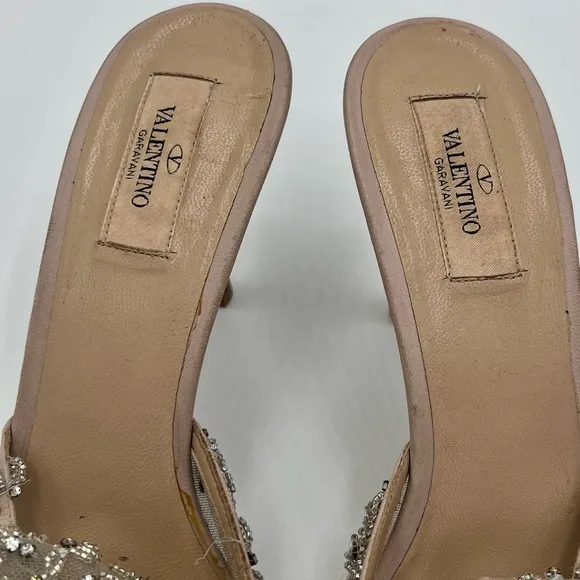 Valentino Women's Embellished Bow mules size 41