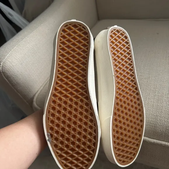 Vans Black and Taupe High-Top Sneakers
