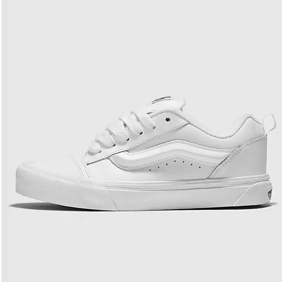 VANS Knu Skool Leather Shoes in White