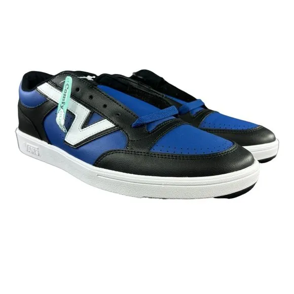 VANS Men's Lowland Cc Two Tone Black True Blue Low Top Shoes Size 8.5 - 13