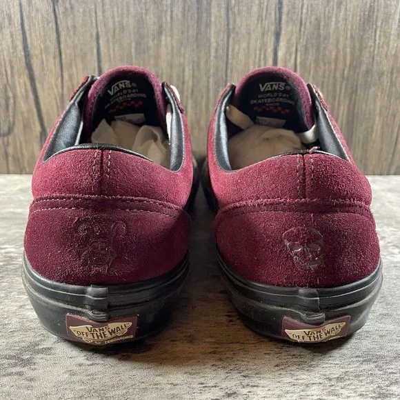 Vans Old Skool Breana Geering Port Royale &amp; Black Suede Leather Skate Shoes 7.5