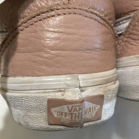 VANS OLD SKOOL DX TUMBLE LEATHER Pink and White Sneakers