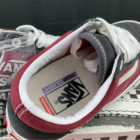 Vans Old Skool Pop Cush Pomegranate Womens Various Sizes