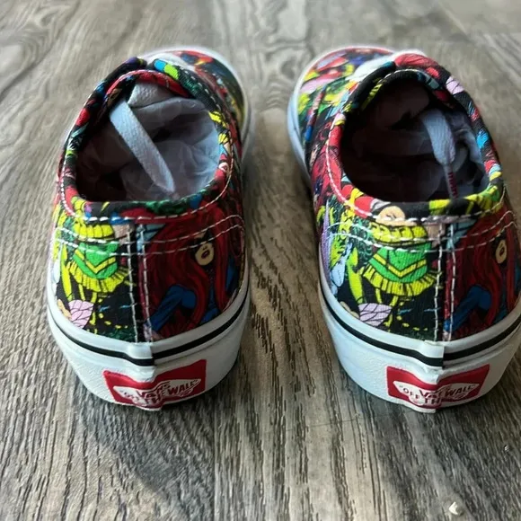 Vans Shoes Authentic Red Marvel Avengers Kids Sneakers Size 13 Brand New