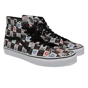 Vans SK8-Hi Tapered Men's Fashion Sneaker Shoes Black/White (Valentine's…