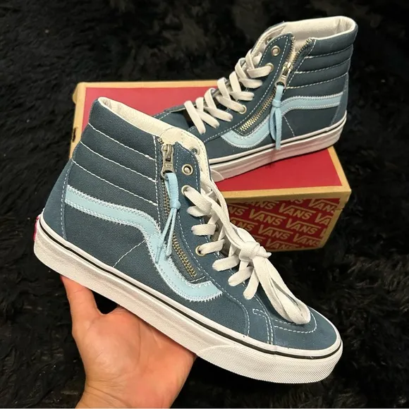 VANS Sk8-hi top reissue suede lace up zip shoes sneakers women’s 7 new