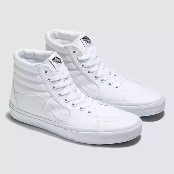Vans White High Top Tennis NWT Size 5.5